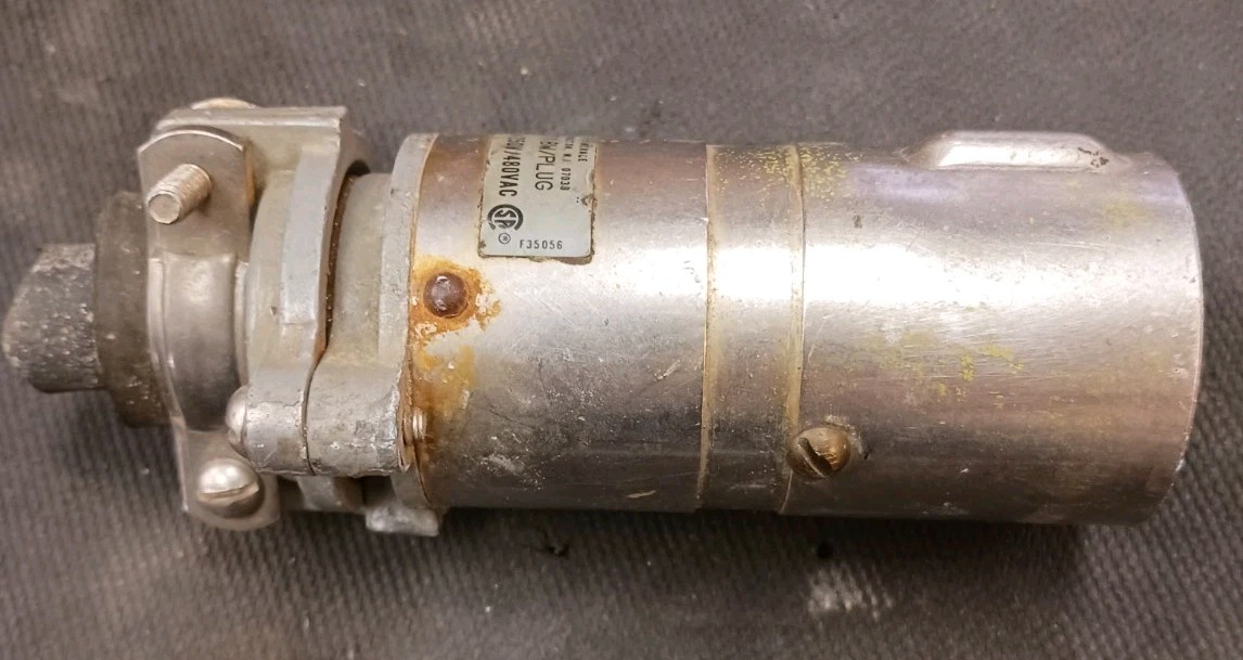 Russellstoll 3118W Explosion Proof Male Plug 30A 480VAC 3W 4P (Lot-B2)