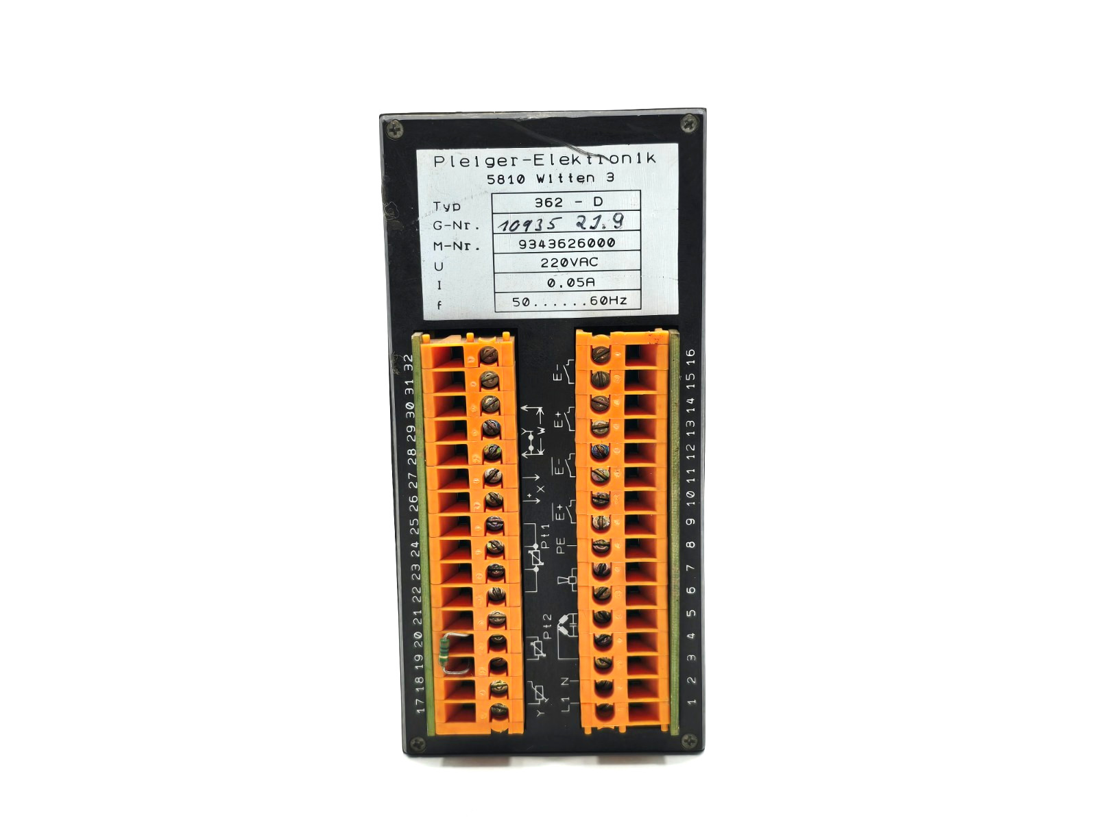 PLEIGER-ELEKTRONIK 5810 WITTEN 3 Controller 362-D