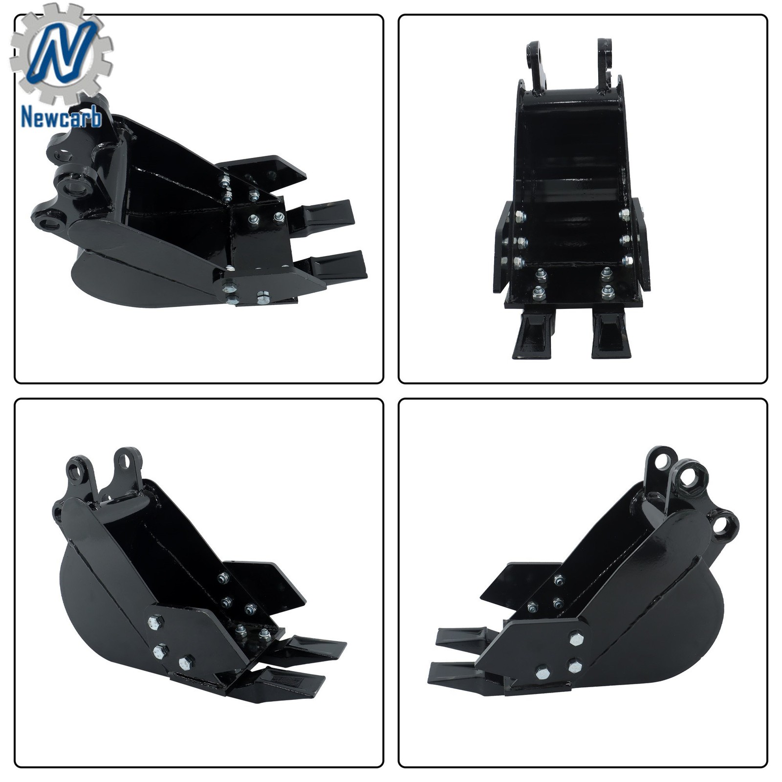 Narrow 200mm Bucket for Mini Excavators Compact & Versatile Digging Tool US