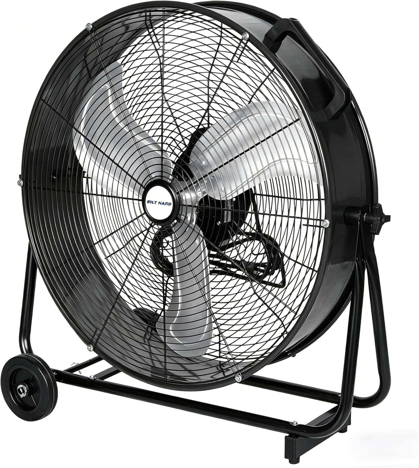 BILT HARD 24″ 8100 CFM Industrial Drum Fan 3 Speed for Garage UL Listed