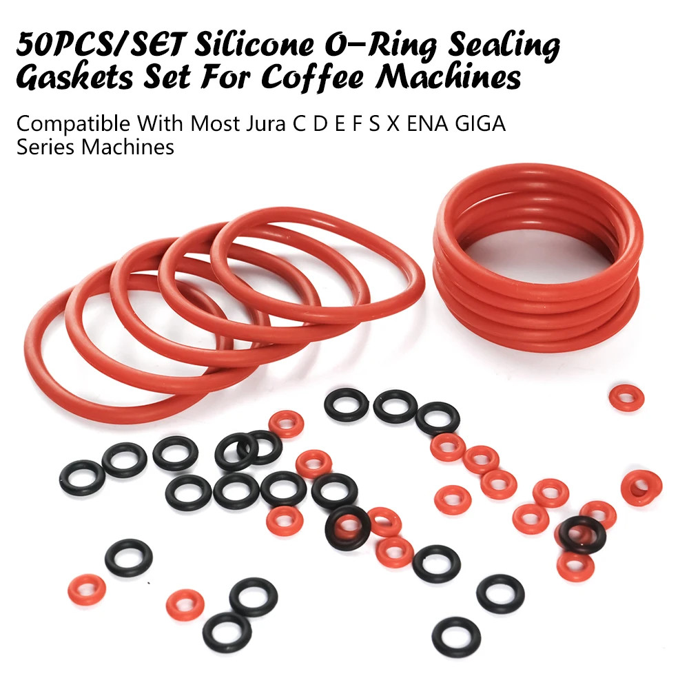 Silicone O-ring Sealing Gasket for Coffee Machines,Compatible with Jura Machines