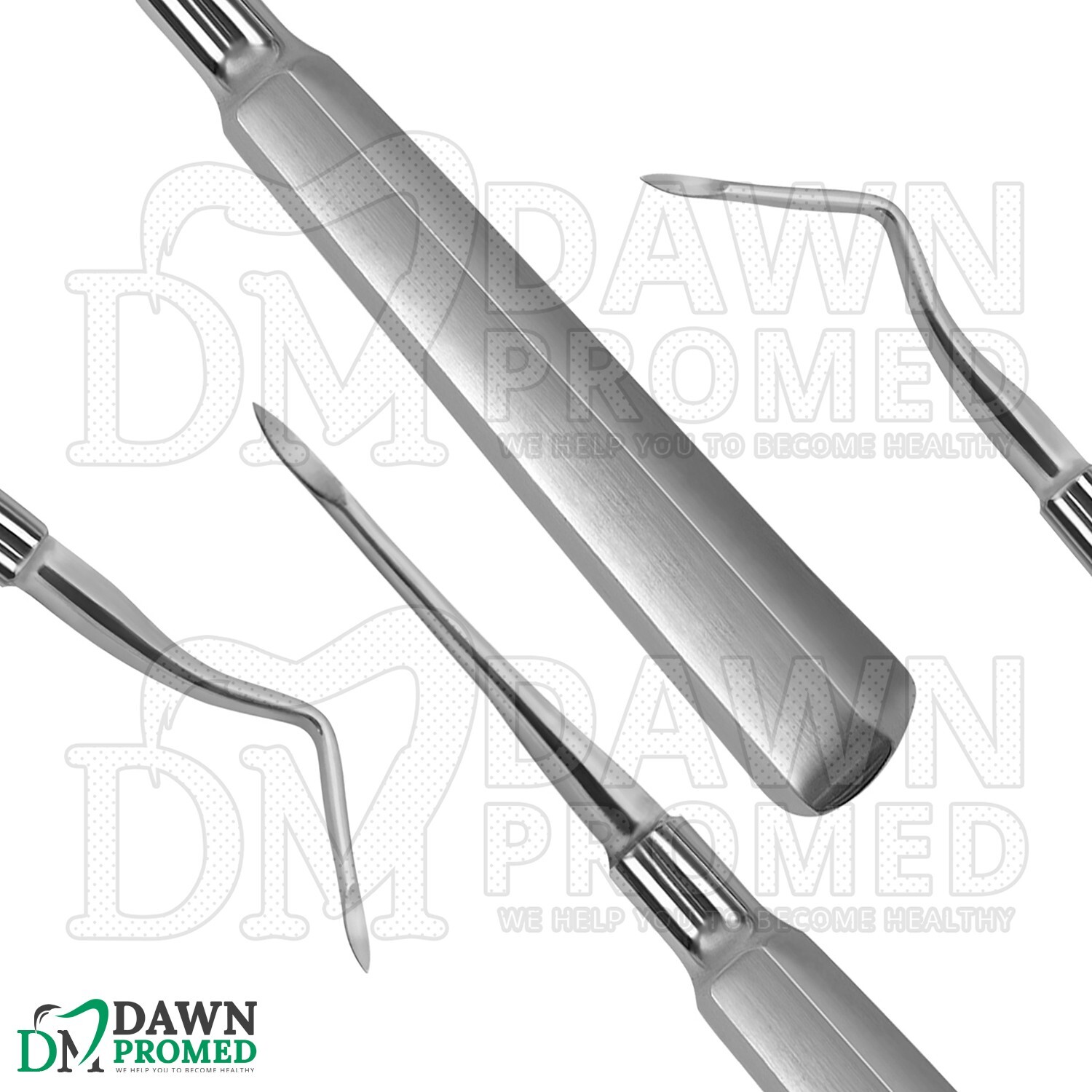 3 Pcs Heidbrink Root Elevator Orthodontic Dental Instruments Set German Grade