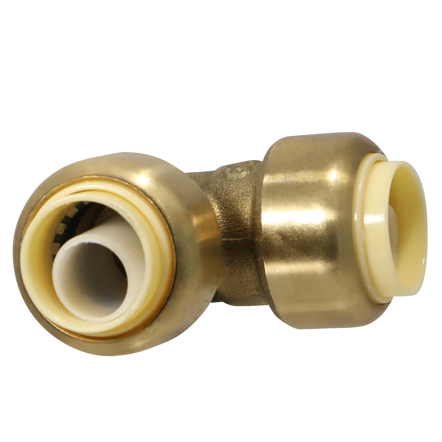 5) 1/2″ Push-Fit Elbow for Sharkbite Elbow with 1 Free Removing Clip, Lead Free