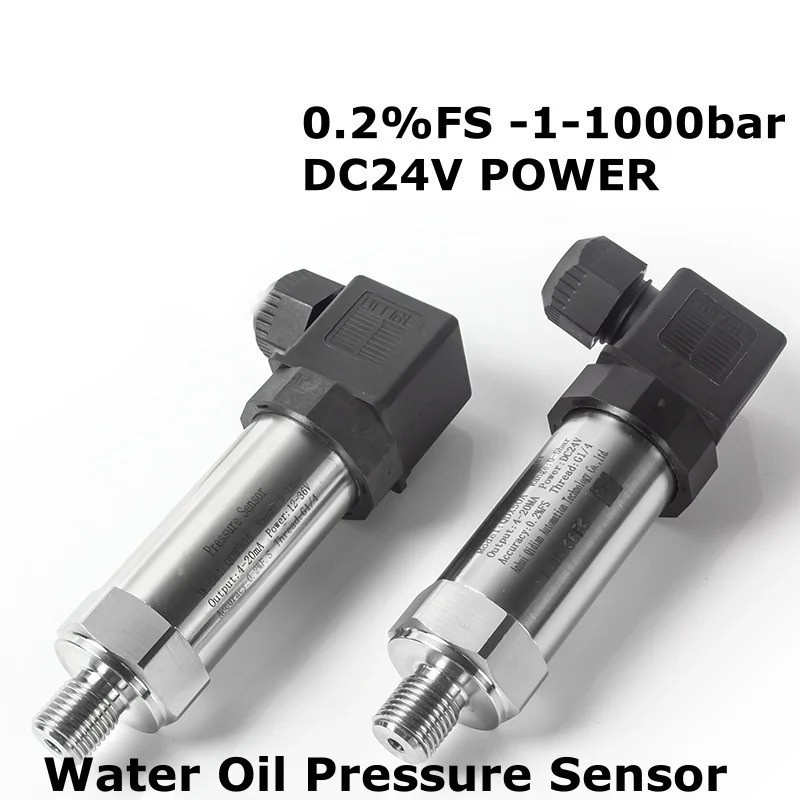 Pressure Sensor High Precision 0.5%FS G1/4 -1~600Bar 4-20mA 0-10V Transducer