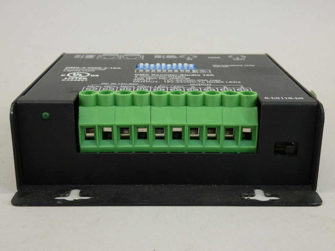 Environmental Lights DMX-4-5000-3-10A Studio 4 Channel DMX Decoder 3-Pin XLR …