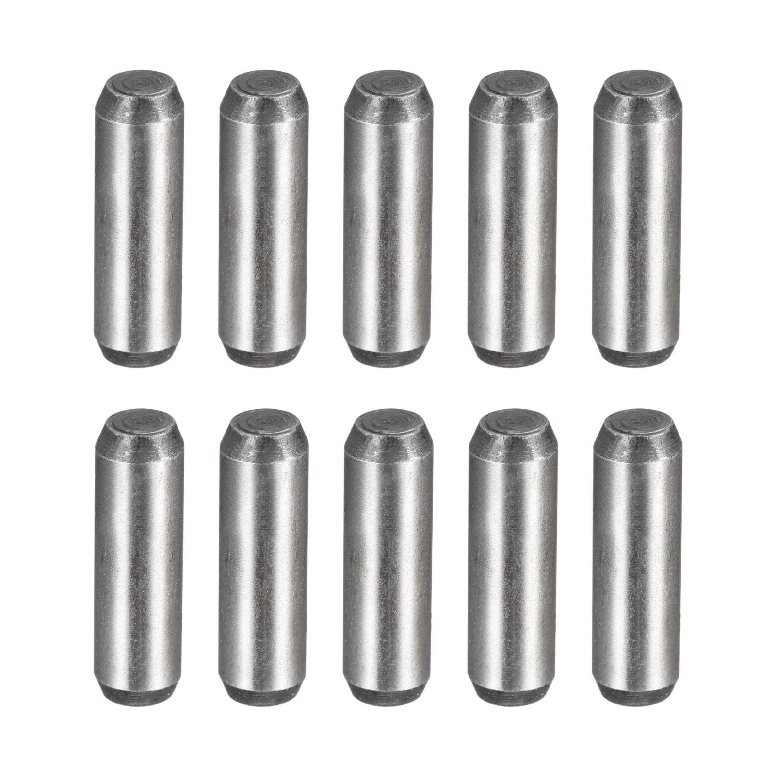3/16-Inch x 5/8-Inch Dowel Pins Heat Treated Alloy Steel Bright Finish 10pcs