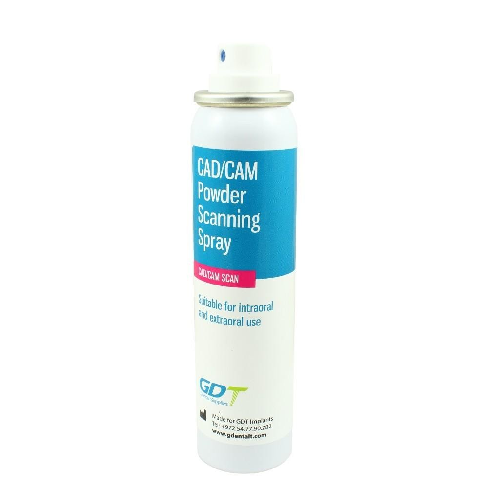 Dental CAD/CAM Powder Scanning Spray 75ml Anti Reflective Matting Agent