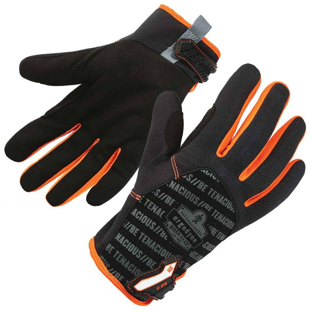 Proflex 812 Medium Black Standard Utility Gloves