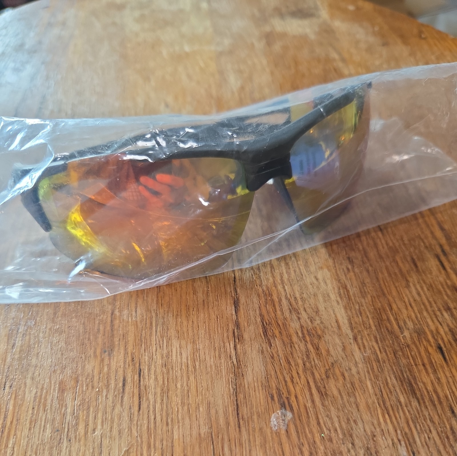 PUGS Indoor/Outdoor Safety Glasses Z87.1 Black Yellow Shatter Resistant