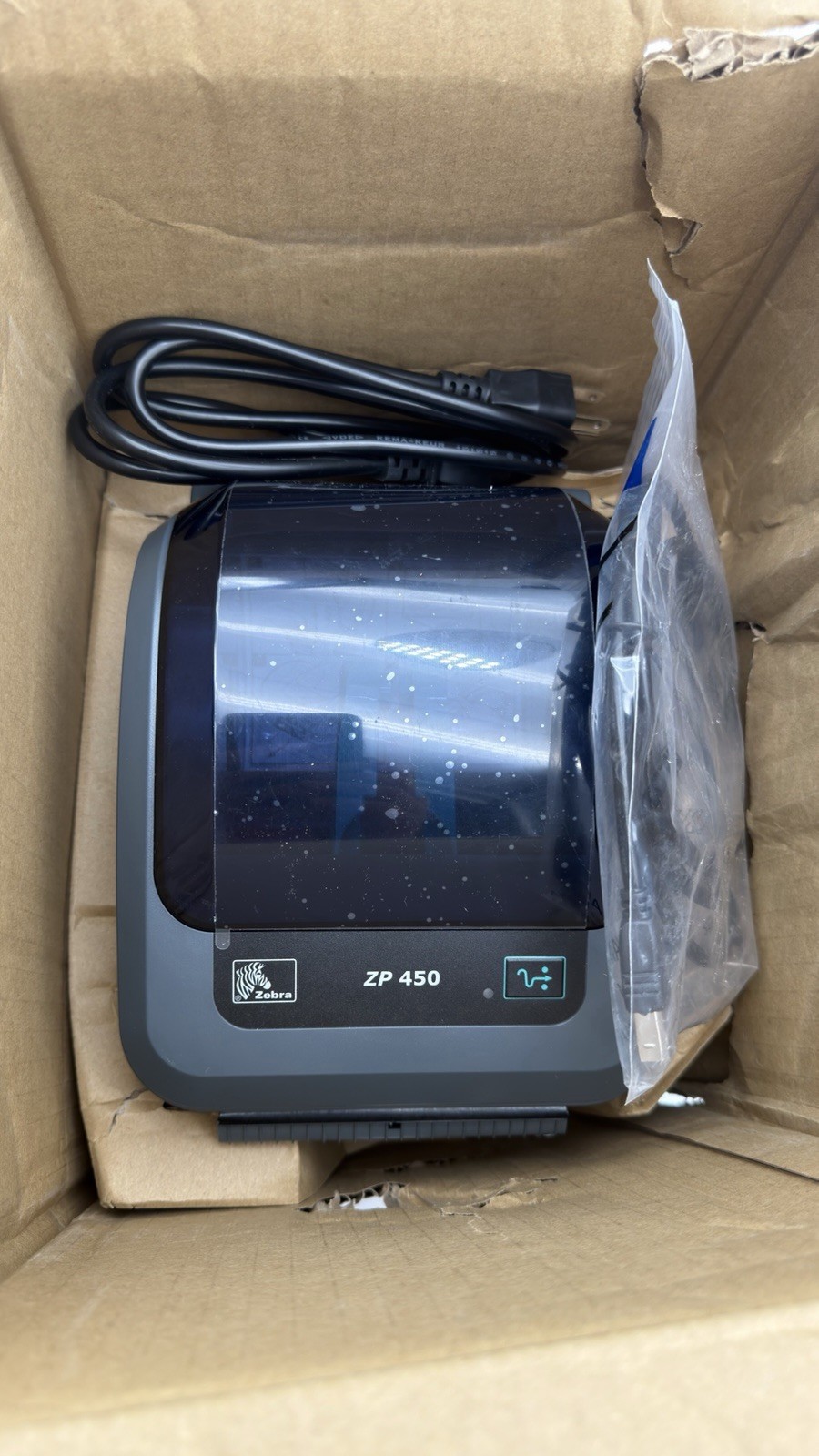 Zebra ZP450 Thermal Shipping Label Printer 203DPI USB UPS FedEx eBay