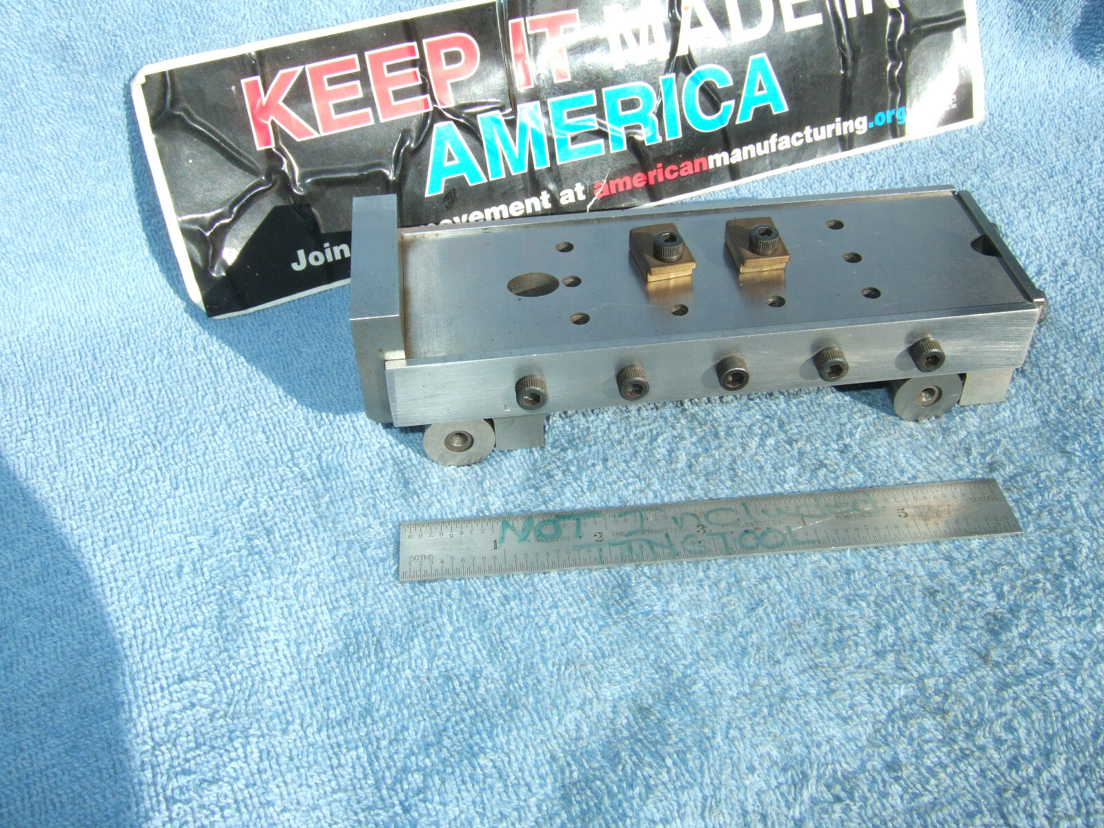 SINE PLATE TAFT-PEIRCE NO BOX 4 RAILS TOOLMAKER MACHINIST GRIND INSPECT EDM MILL