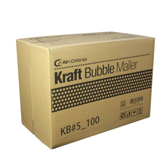300 #5 10.5×16 Kraft Bubble Padded Envelopes Mailers Mailing Bags AirnDefense