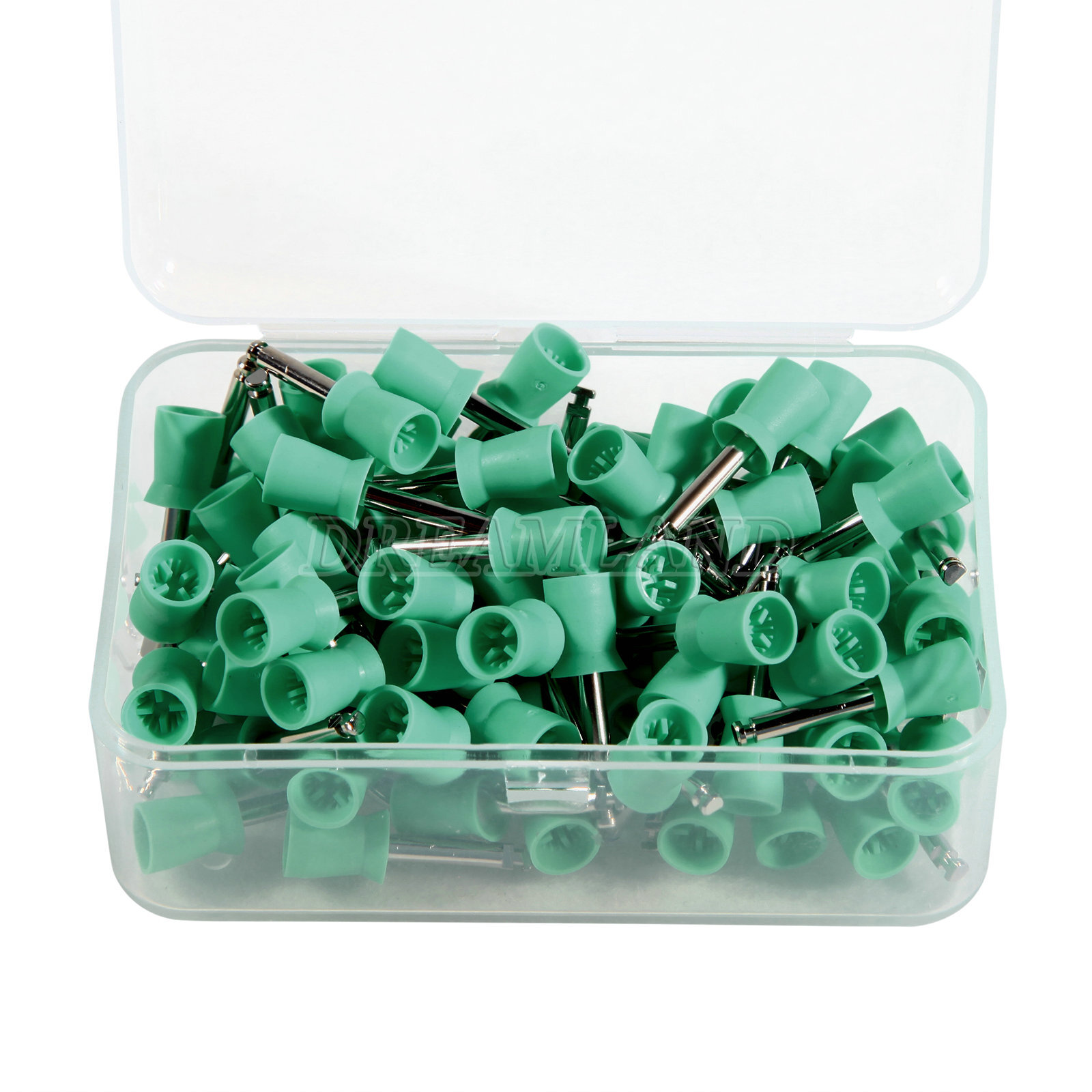 100 PCS Dental Prophy Polishing Cup Latch Type for Contra Angle Handpiece USA