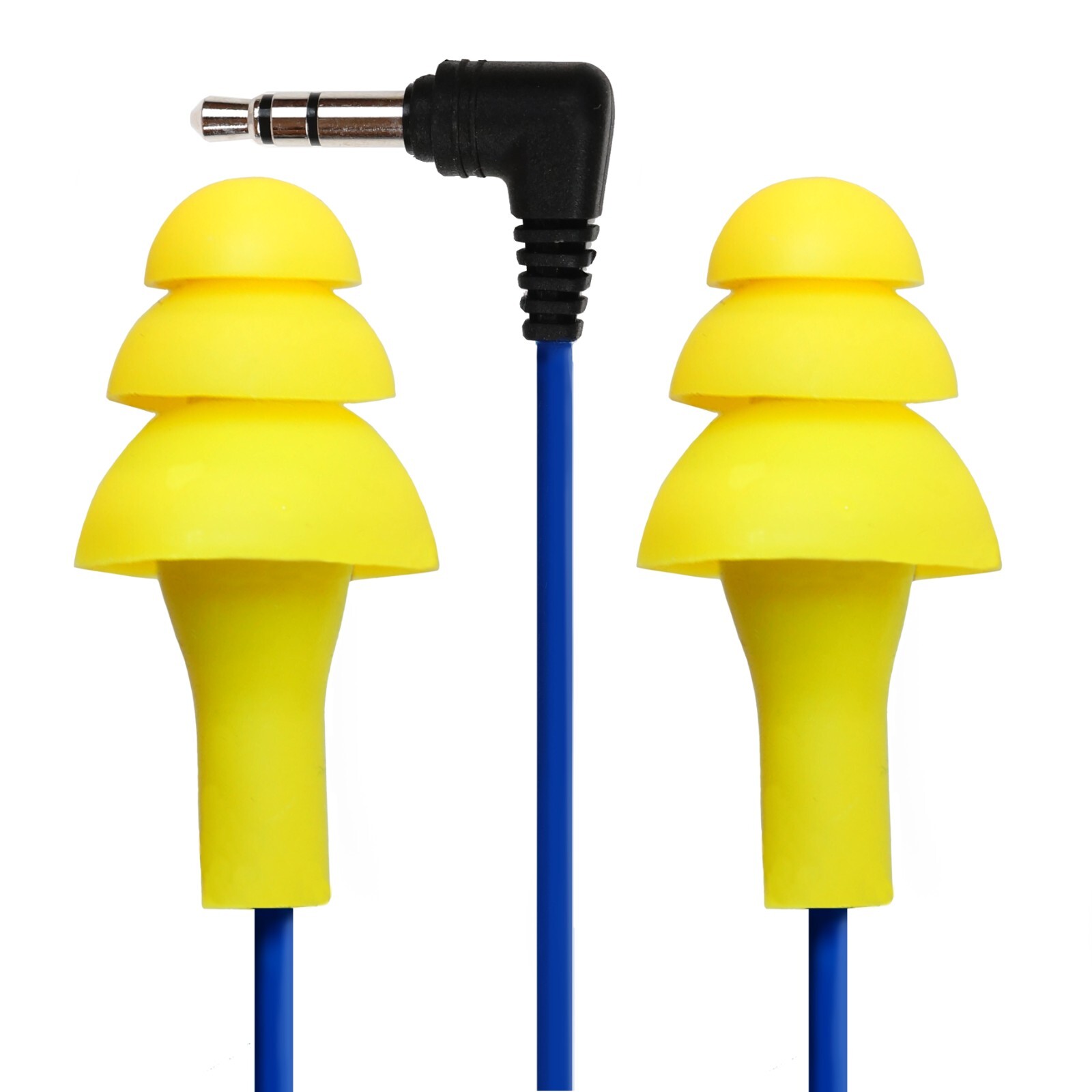 Plugfones Basic Earplugs with Earbuds Hybrid Noise Reducing Earphones 10 PACK