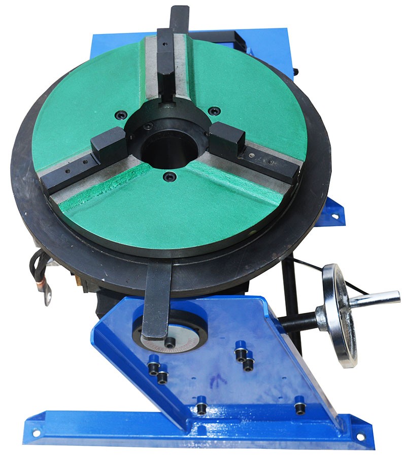 110V 30kg Capacity Welding Positioner for Metal Fabrication with 200mm Chuck