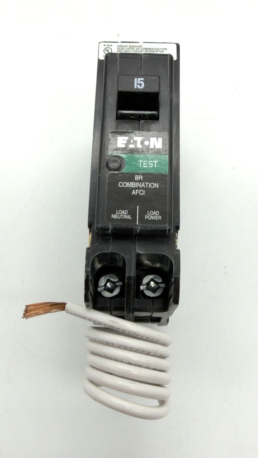 EATON BRN115AF 15A 1-POLE AFCI BREAKER TYPE BR PLUG-IN ARC FAULT UL NEW