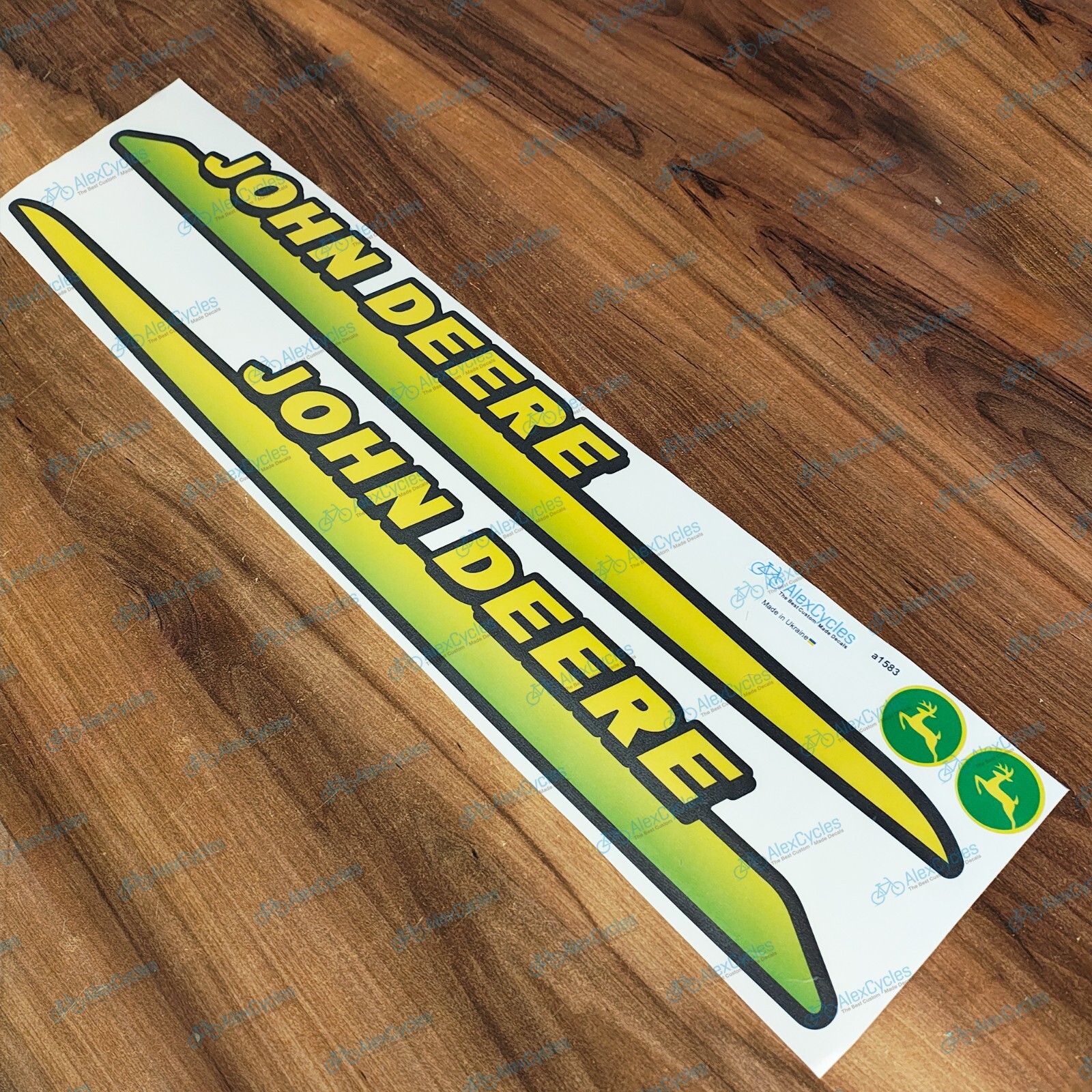 AM122823 Hood Top Stripes Decals LT133 LT155 LT166 LTR155 LTR166 fits John Deere