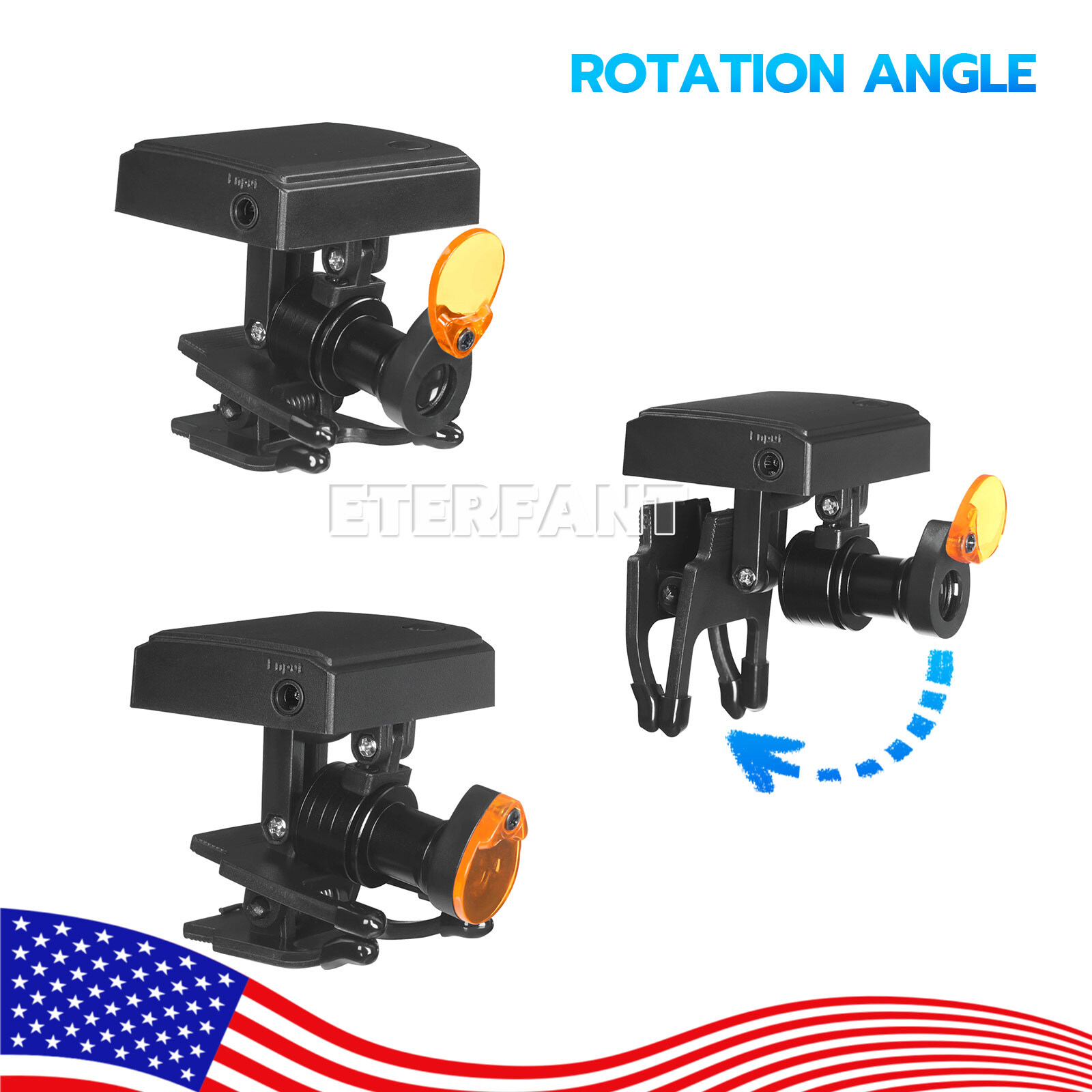 ETERFANT 5W Wireless Dental LED Headlight W/Filter for Binocular Loupe Glasse US