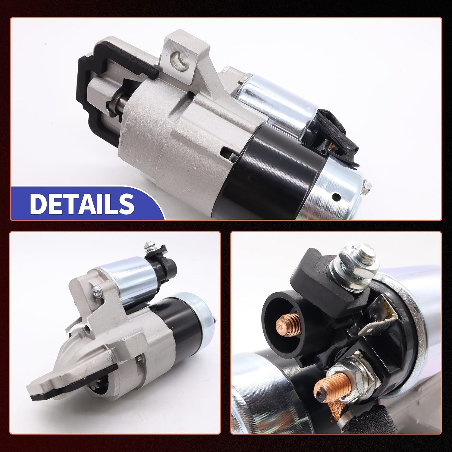 Starter Motor 17914N Compatible with Mazda 3 2004-2009, 5 2006-2010, 6 2006-2007