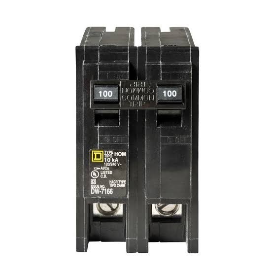 Square D HOM2100 100 A Circuit Breaker