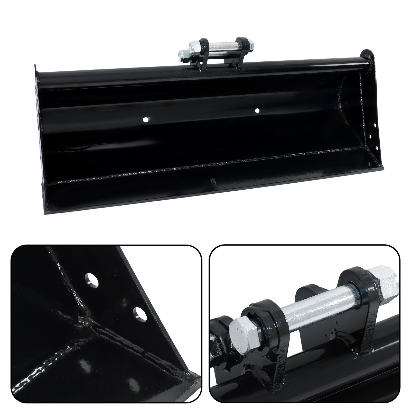 1000mm Plain Bucket Mud Bucket Excavator Attachment For Mini Excavator