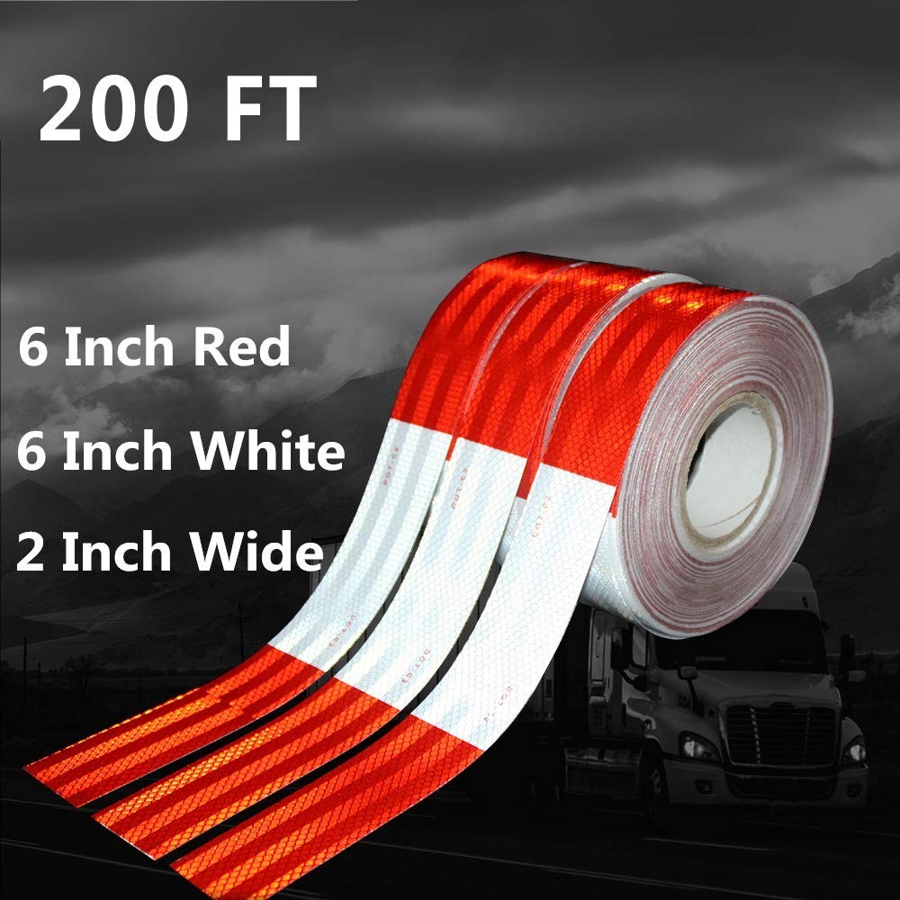 2 inch x 200 Feet Dot Reflective Tape Outdoor Waterproof High Visibility Safe…