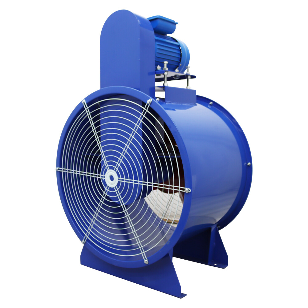 24″ Dia Electric Tube Axial Fan Paint Room Exhaust Fan 1500W 1450r/min 220V