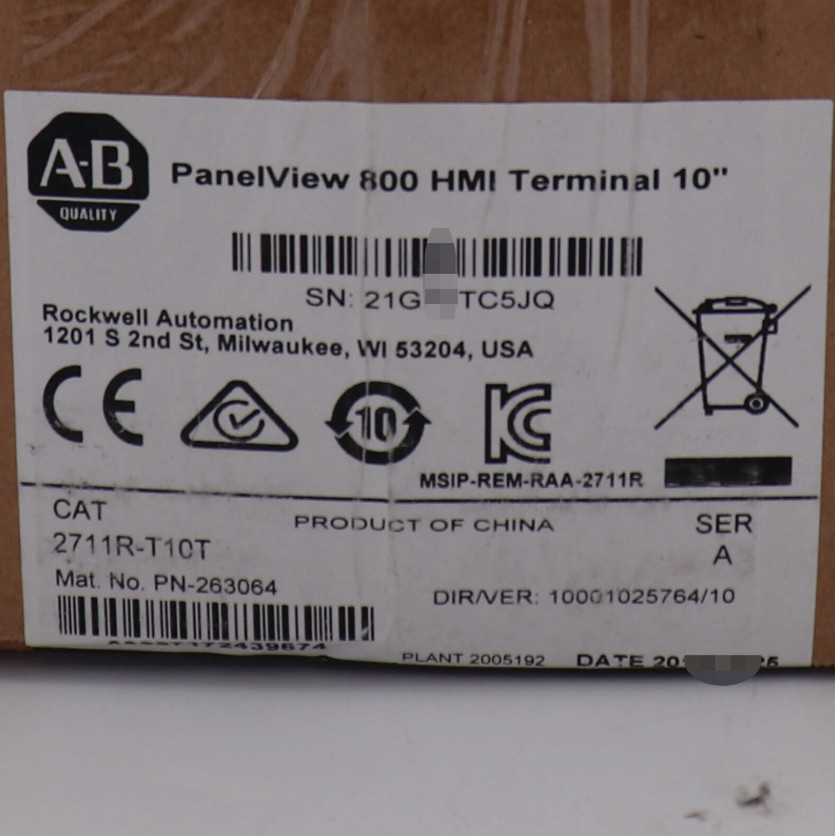 NEW PLC 2711R-T10T New AB PANELVIEW 800 10.4-INCH HMI TERMINAL 2711R T10T