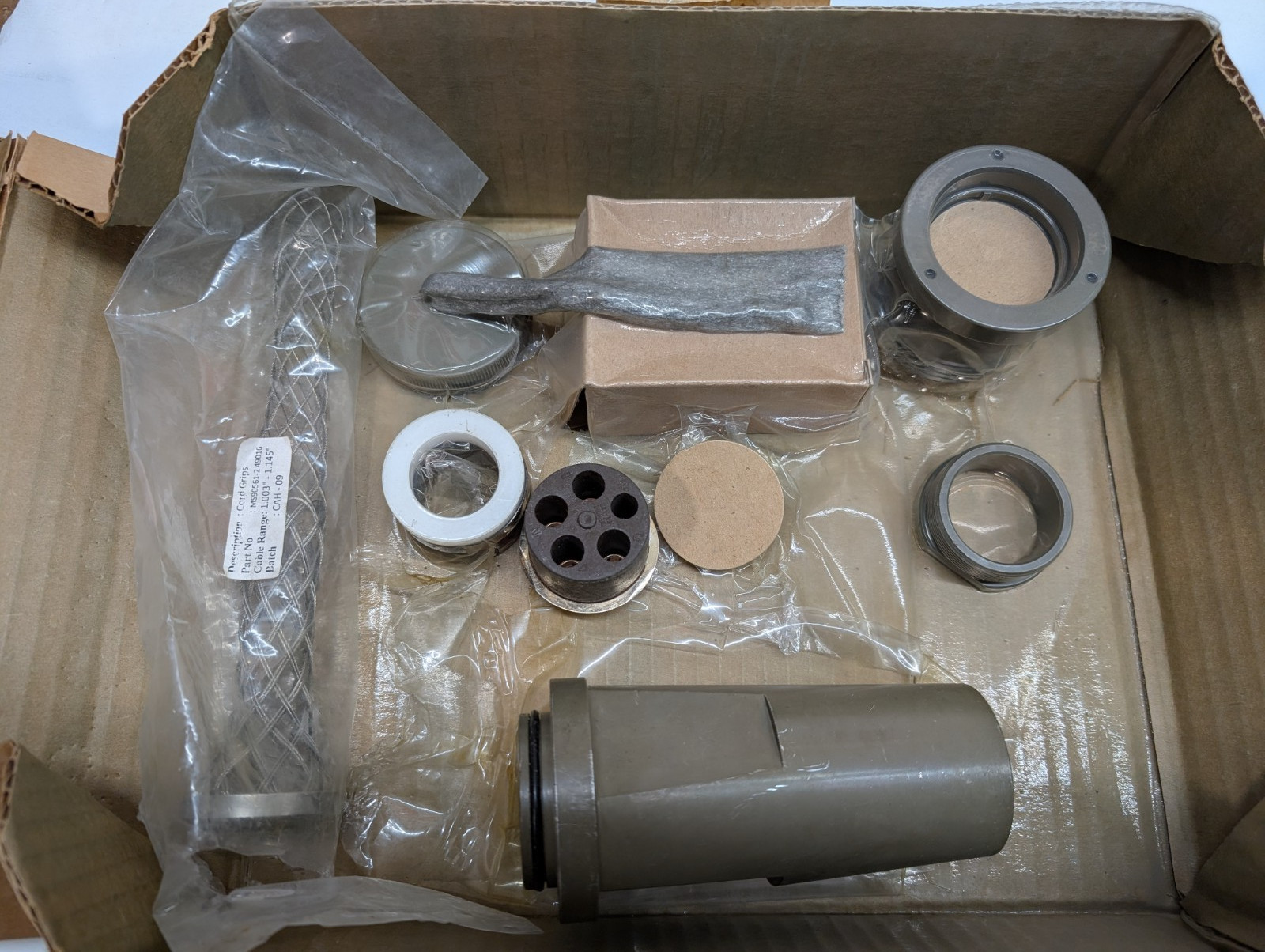 Amphenol Plug Receptacle Kit 60A 120/208V MS90557C32412S MIL-DTL-22992 3PH NOS
