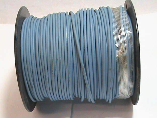 500 foot spool 14 AWG Service Wire Co. Blue Blue XHHW 1 CDR 600V 2 CU VW1