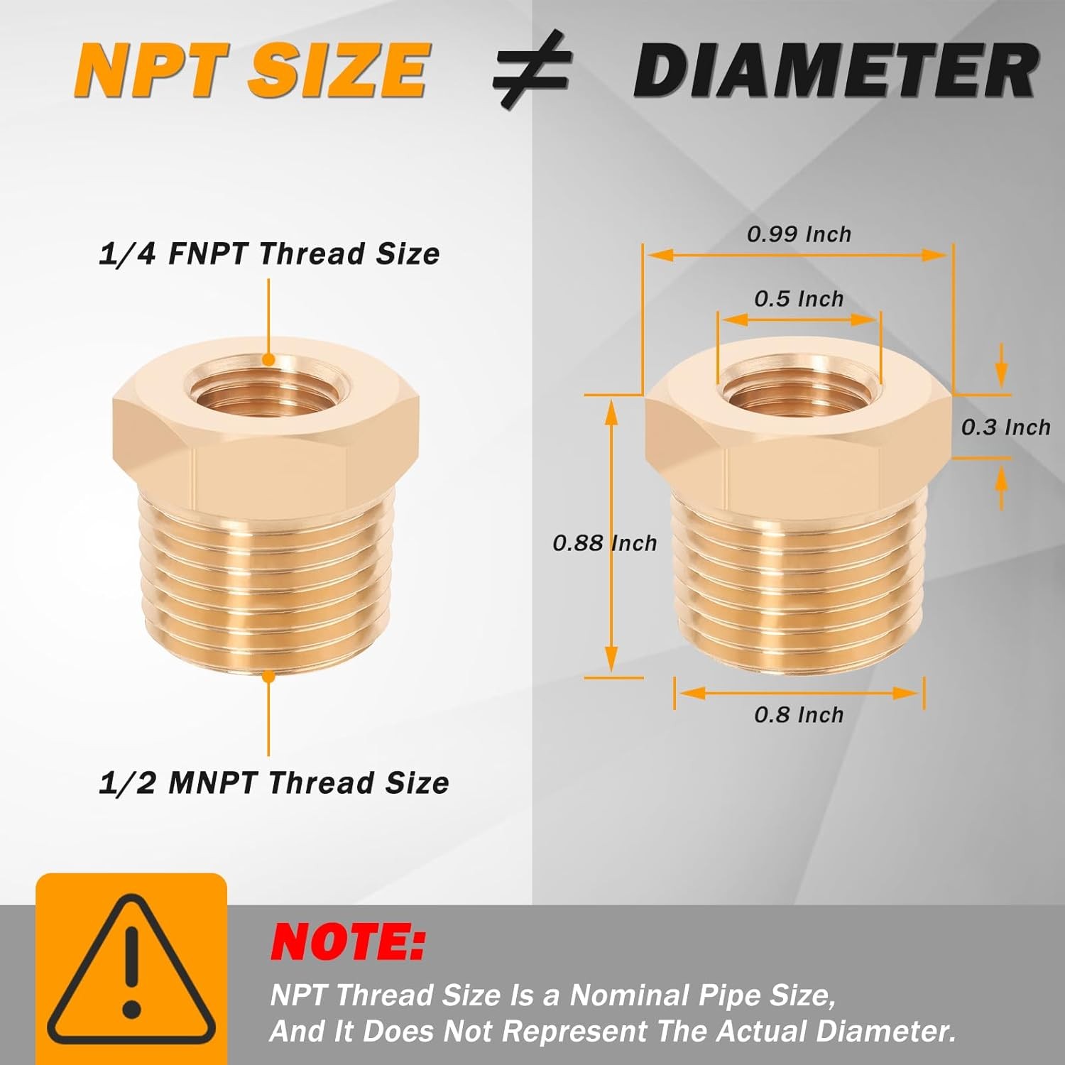 135 Pcs DOT Air Brake Line Fittings, 1/4″ 3/8″ 1/2″ Brass DOT Compression Air Ny