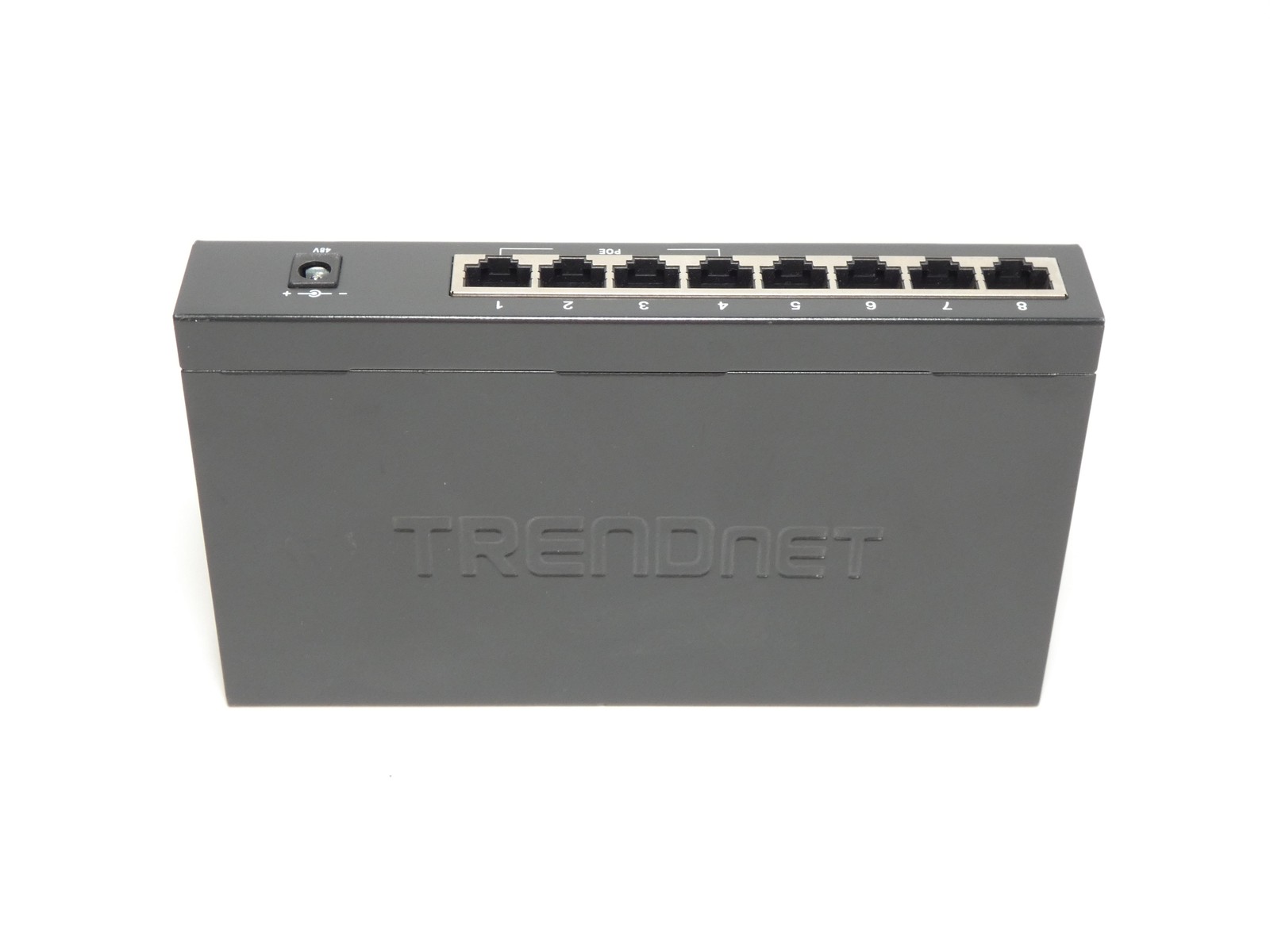 TrendNet TPE-S44 8-Port Ethernet PoE Switch 48VDC NO Power Cord