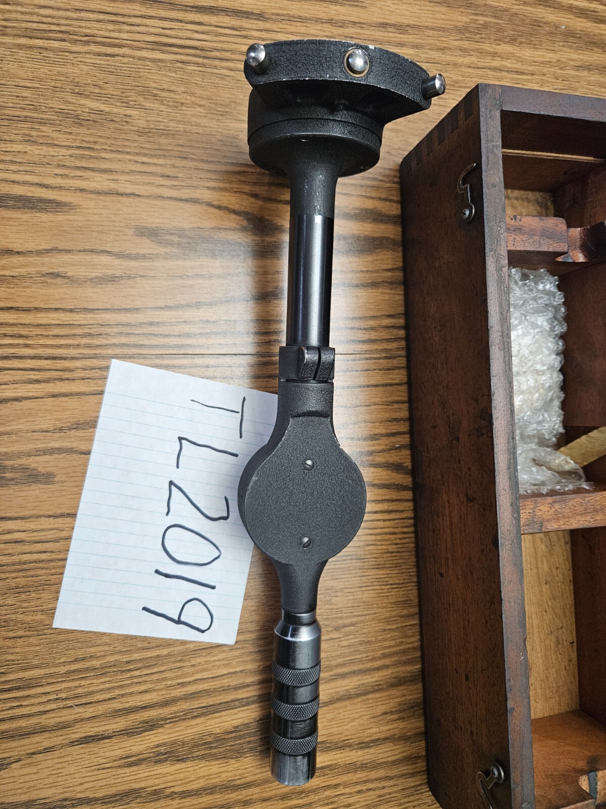 STARRETT #84-134-6 .00005″ 5.000″-8.125″ RANGE BORE GAUGE W/WOOD CASE (TL2019)