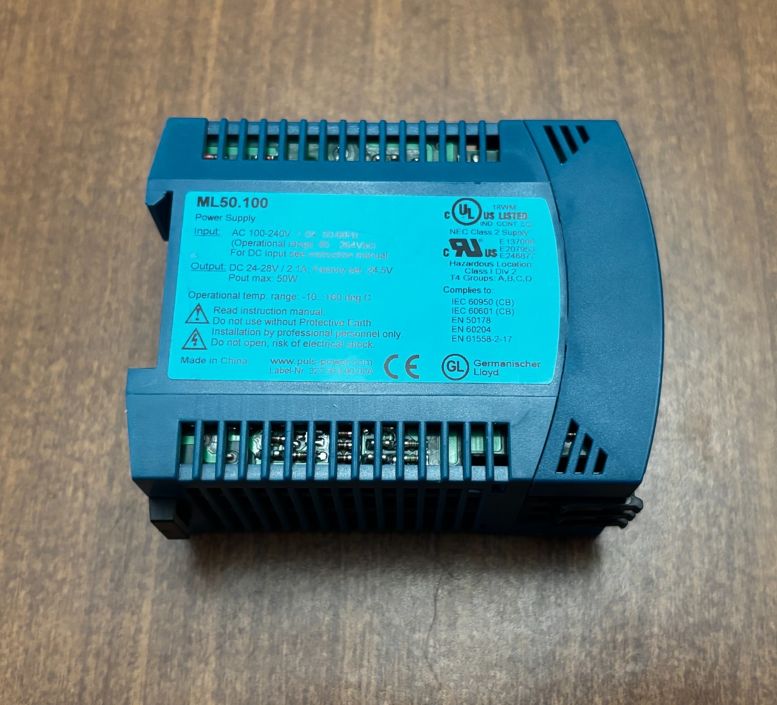 PULS ML50.100 Power Supply
