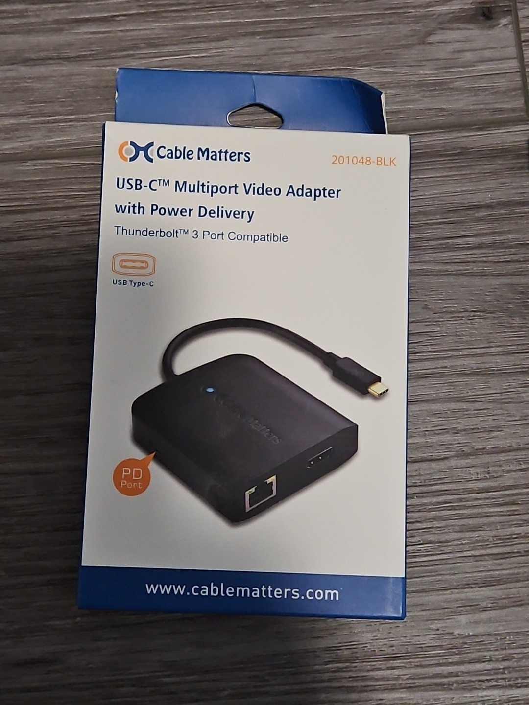 Cable Matters USB-C Multiport Adapter with 4K HDMI, 2x USB, Ethernet, and Power
