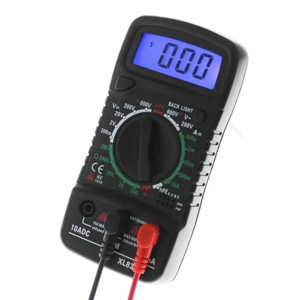 Digital Multimeter XL830L AC/DC Voltage Resistance DC Ammeter Tester