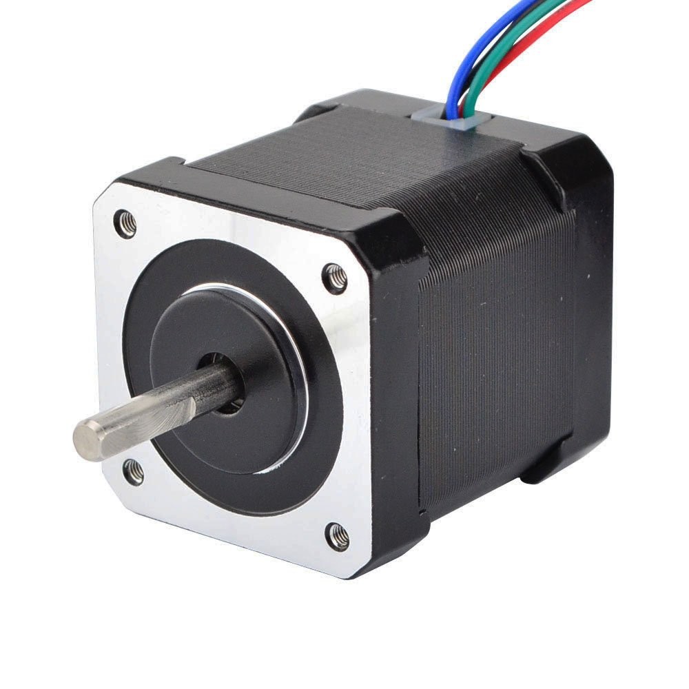 STEPPERONLINE Nema 17 Stepper Motor Bipolar 2A 59Ncm(84oz.in) 1.65″x1.65″