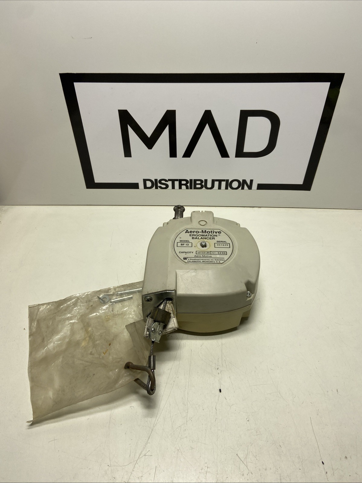 Aero-Motive BF13 9-13lb Range Spring Tool Balancer No Box