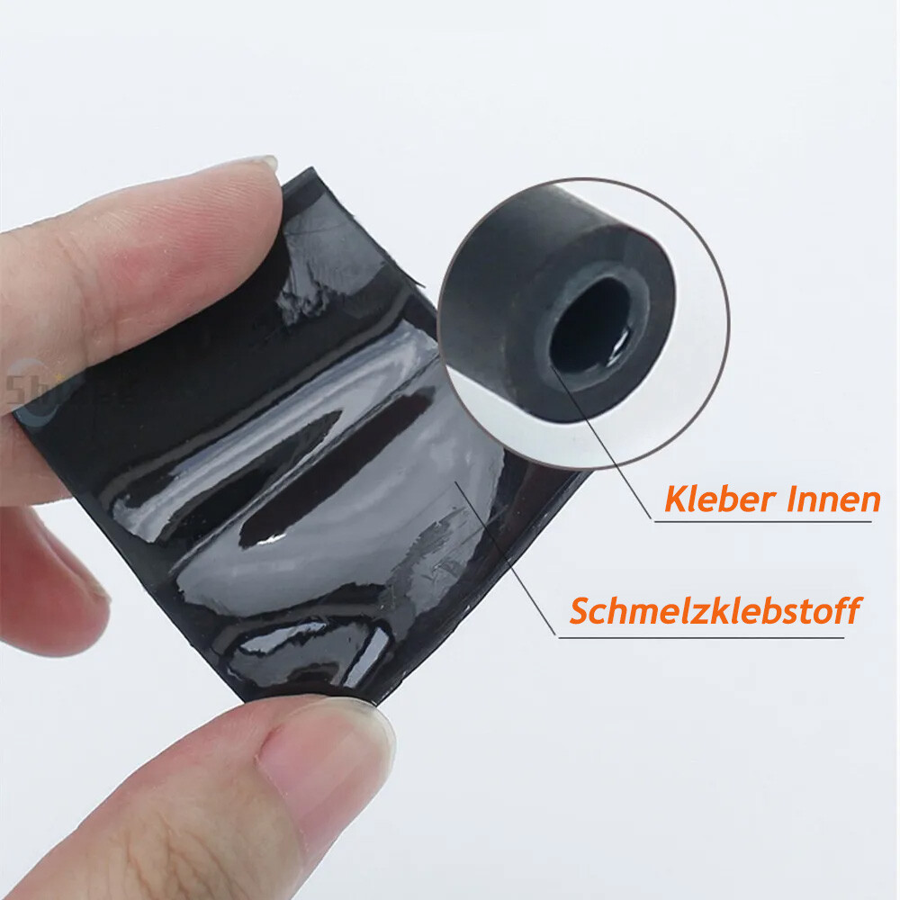 3:1 Black Adhesive Heat shrink Waterproof HeatShrink Glue Lined Tubing Sleeving