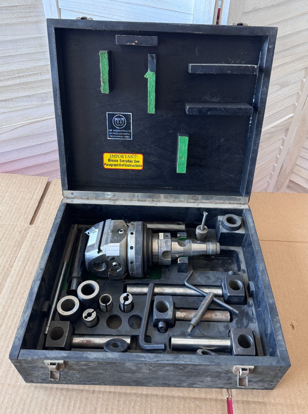 Wohlhaupter Universal Boring / Facing Head UPA4 / 23495 with Case & Accessories