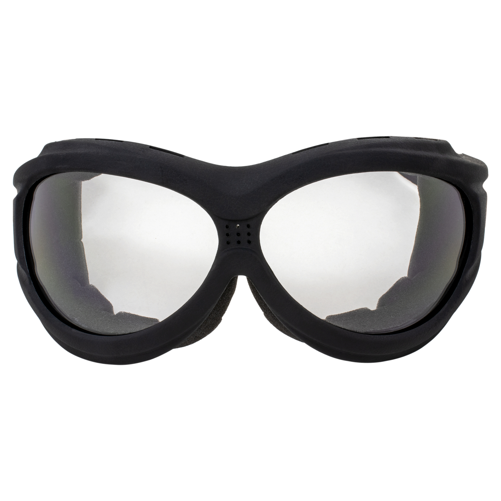 2 Pairs Birdz Buzzard Motorcycle Goggles Fit Over Glasses Black Clear Smoke Lens