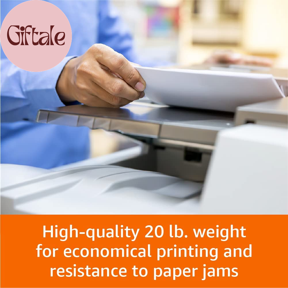 30% Recycled Multipurpose Copy & Print Paper, 8.5 X 11 Inches, 20 Lb Weight, 92