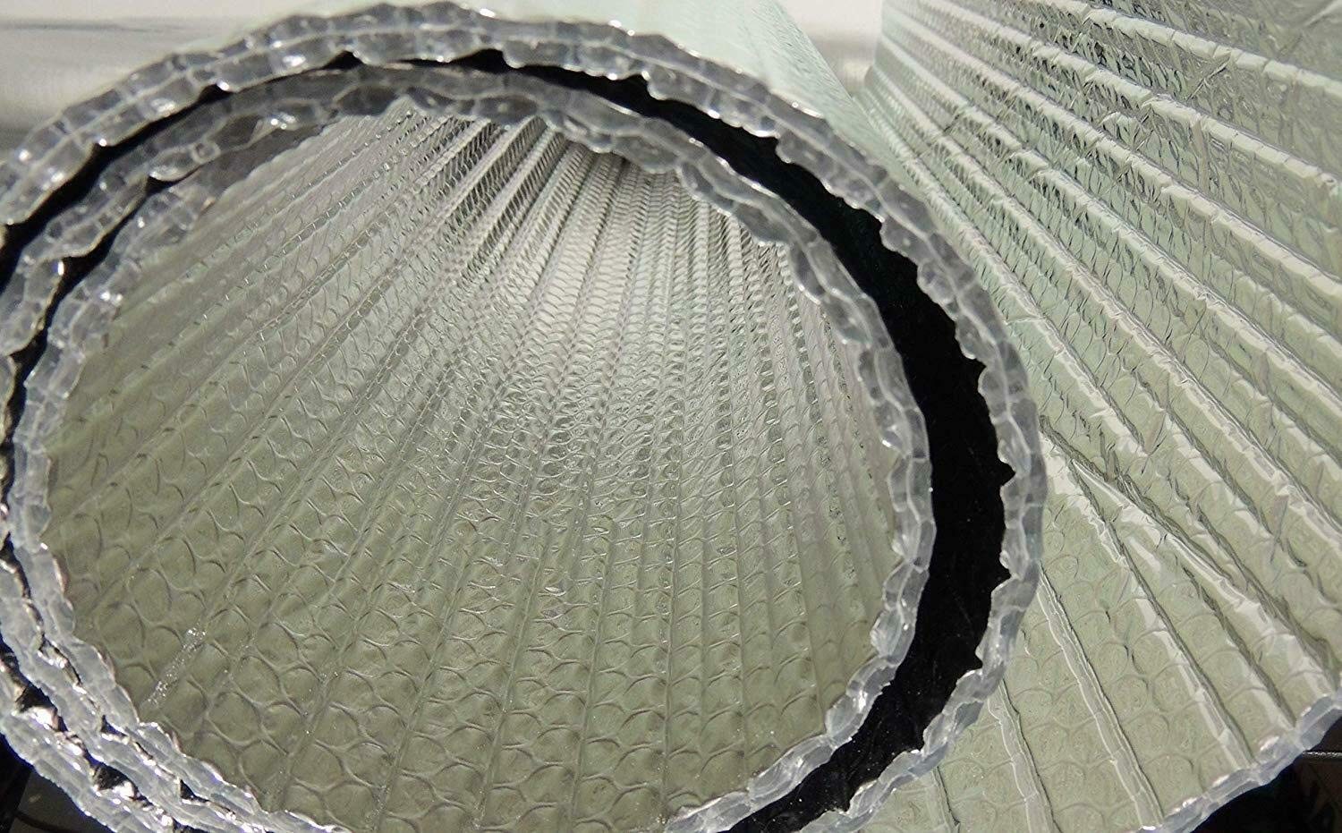 US Energy Products Reflective Foil Insulation Spiral Duct Pipe Wrap Double…