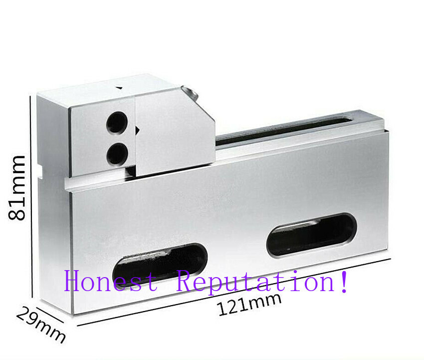 2″ CNC Wire EDM Vise High Precision SUS420 Stainless Steel 50mm Clamp Jaw Tool