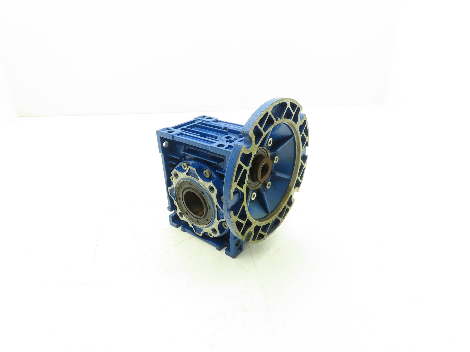 Motovario NMRV 050 Gearbox 20:1 Reducer 87.5rpm Hollow Shaft Output 56C