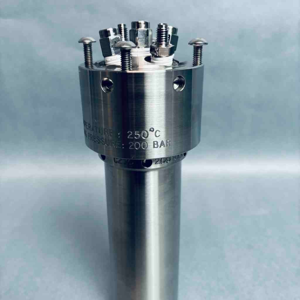 HEL FlowCAT Back Pressure Regulator 250 C Max Temp 200 Bar Max Pressure