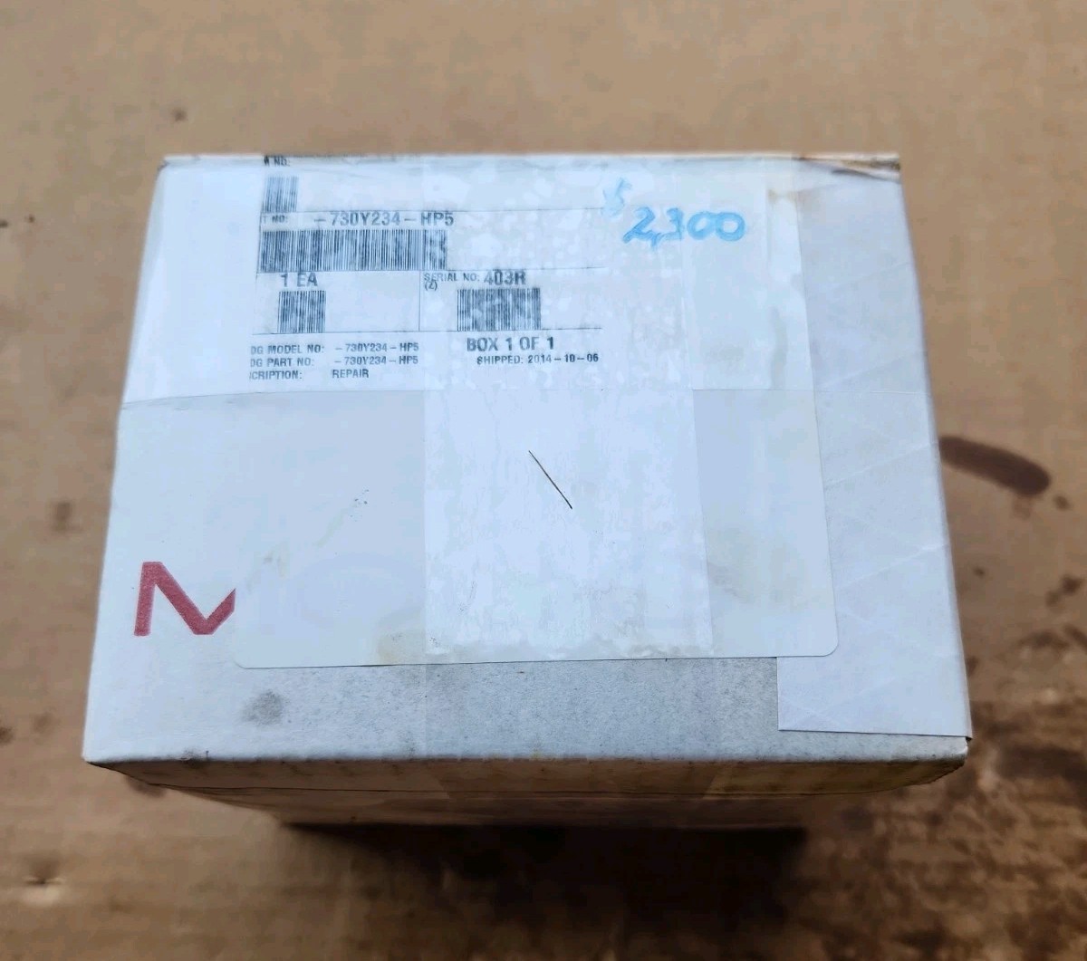 MOOG -730Y-234-HP5 SERVO VALVE WITH TEST REPORT