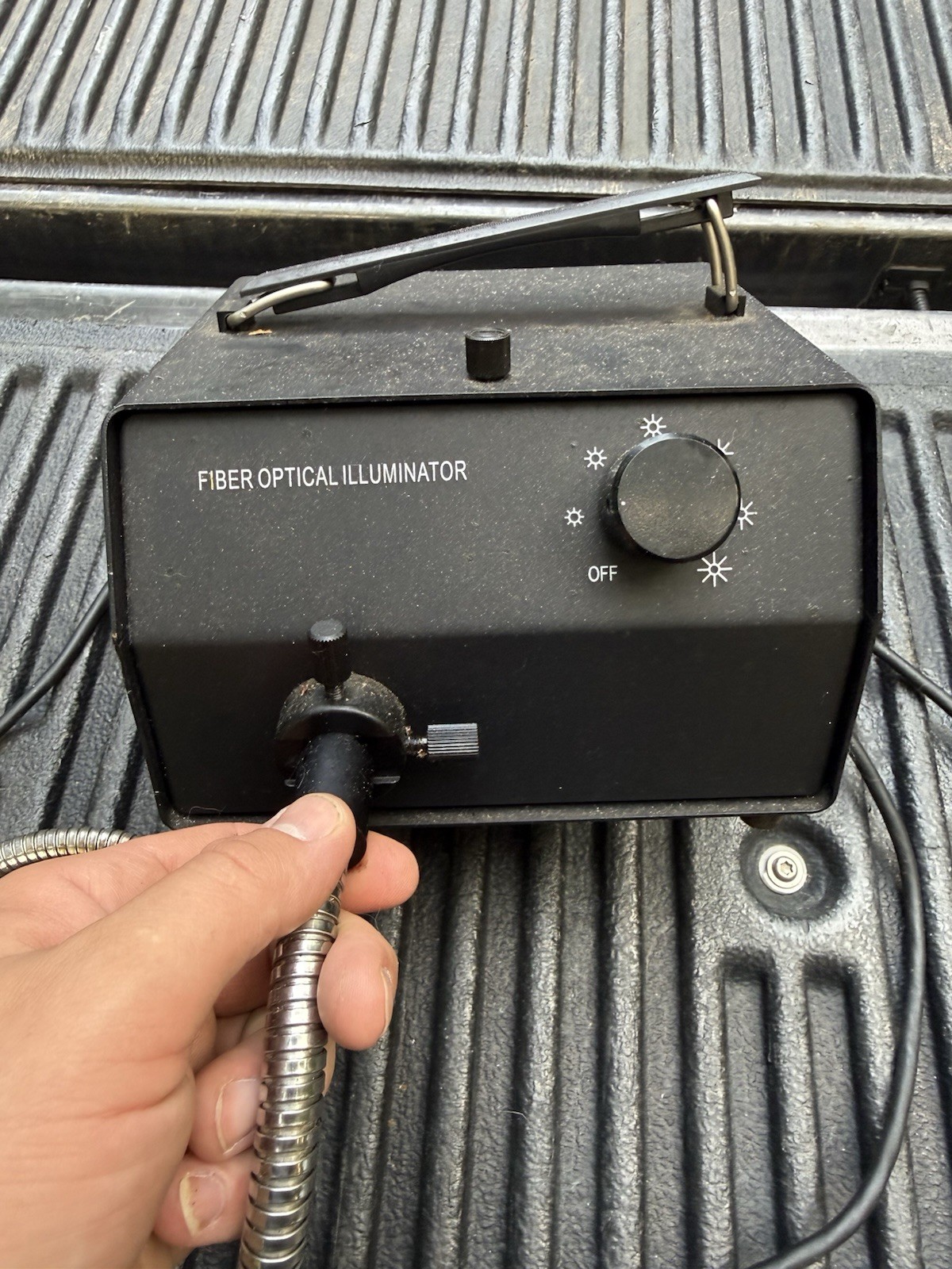 Fiber Optic Illuminator Iso 9001 Tested Works Microscope Light
