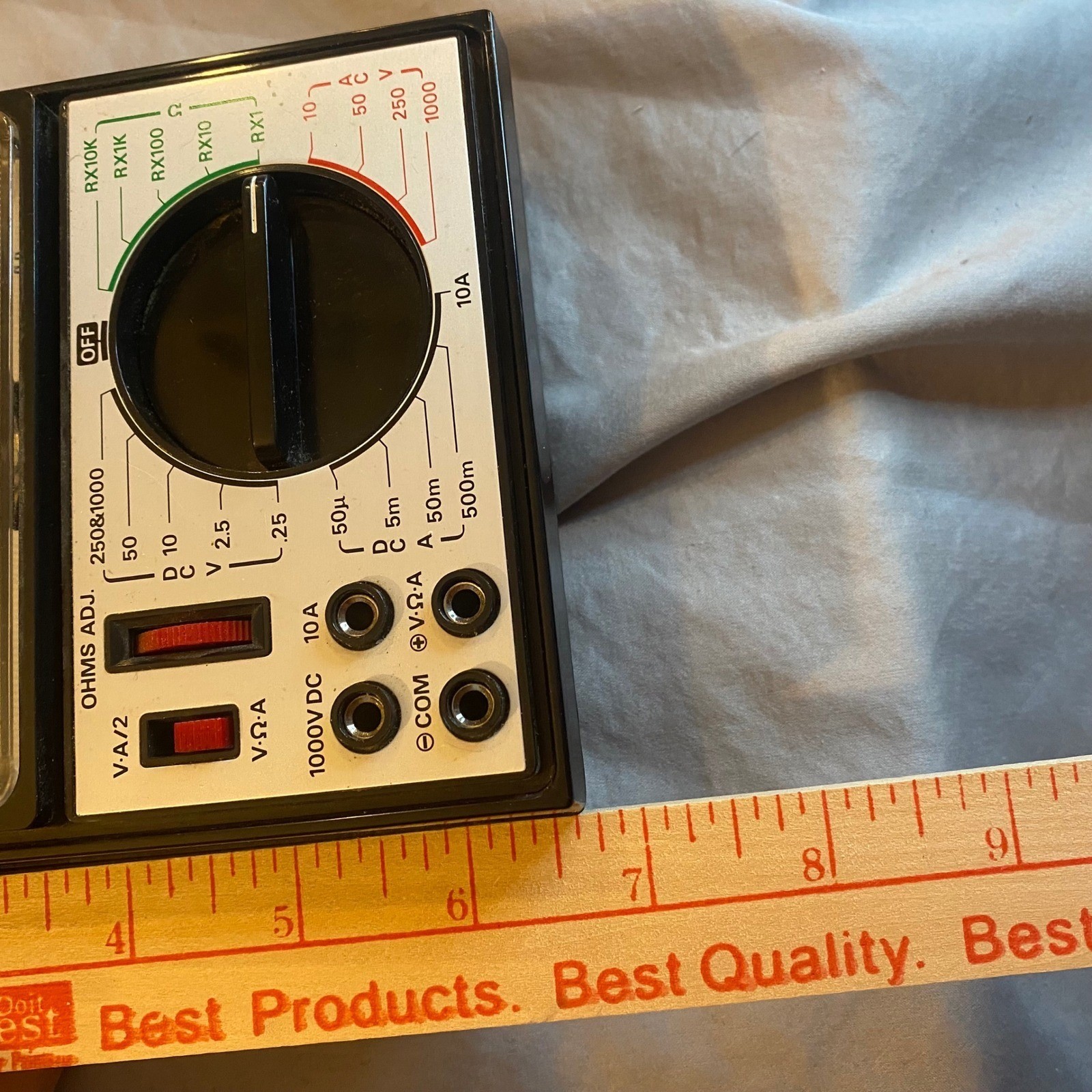 Sears 5190 Portable 43 Range VOM Multitester 50000 Ohms Volt DC Vintage Tested