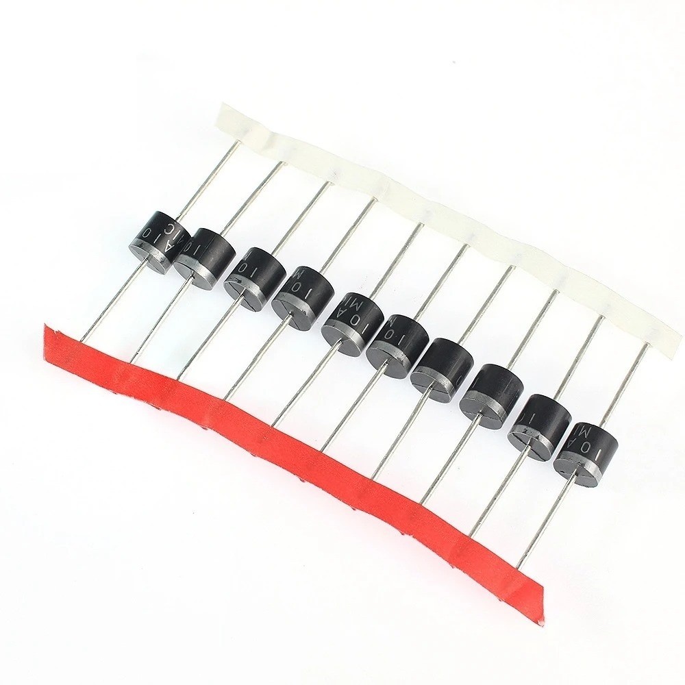 10PCS 10A10 Rectifier Diodes 10A 1000V DO-27 Axial Electronic Components – USA